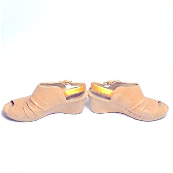 Bussola Peep Toe Wedge Shoes - Picture 11 of 13